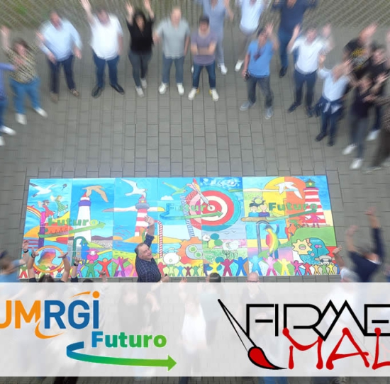 FIRMEN MALEN - kreatives und künstlerisches Teambuilding mit einem Projektteam von NOVUM-RGI und der Itzehoer-Versicherung in Nürnberg